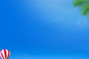 夏日海滩大海蓝天小清新背景
