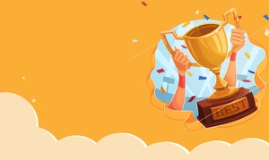 橙色网络大赛宣传banner