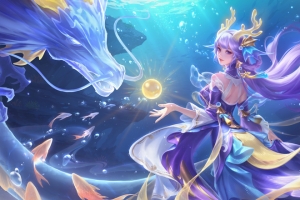 王者荣耀西施 游龙堇华 星传说3440x1440带鱼屏壁纸免费