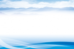 蓝色山水海报背景