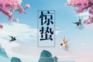 中国传统二十节气惊蛰海报