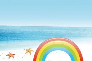 夏日海边背景
