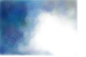 星系彩绘背景透明