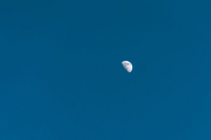 月亮 天空 晚上 球 4k壁纸 3840x2160