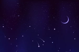 矢量梦幻夜空背景
