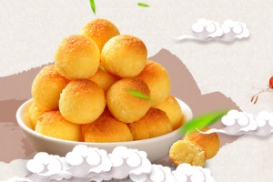 美食糕点食物零食淘宝电商banner