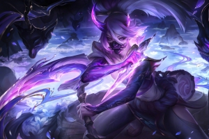 英雄联盟lol 灵魂莲华阿卡丽8K游戏高清壁纸