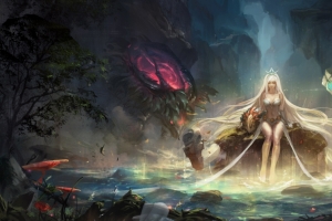 lol janna 3440x1440壁纸