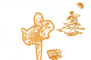 创意中秋节元素