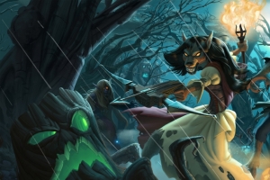 炉石传说Heroes of Warcraft - The Witchwood 3440x1440壁纸