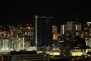 夜城 城市 建筑 灯光 4k壁纸 3840x2160