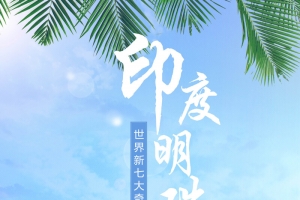 旅游印度明珠泰姬陵海报