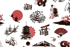 日本元素矢量
