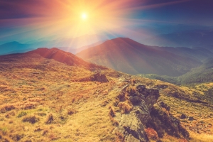 太阳山地风光