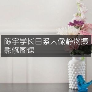 陈宇学长，精通日系人像与静物摄影修图课程