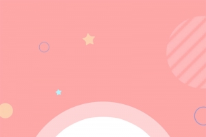 小清新卡通可爱背景图