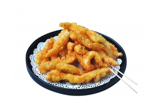 盘装鸡肉炸鸡柳