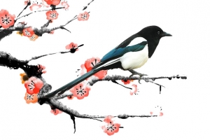 鼠年 年味 剪纸 窗花 梅花14