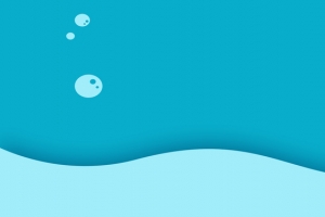 浅蓝色分层海洋卡通设计海报背景免费下载
