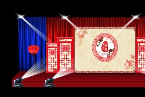 舞台灯光效果背景图