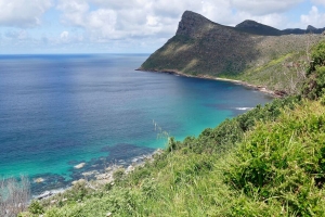悬崖 斜坡 海岸 大海 草地 4k壁纸 3840x2160