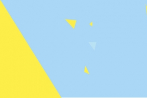 淘宝三角蓝色简约banner