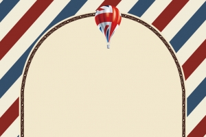 英伦风国外旅游旅行手绘卡通海报背景图