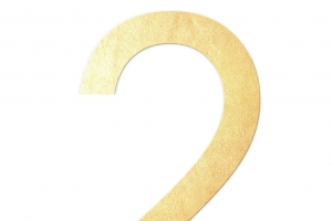 倒计时，优惠倒计时，数字2，金色字体