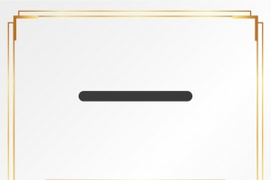 简约几何金色奖状边框设计