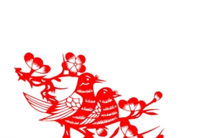 鸳鸯剪纸