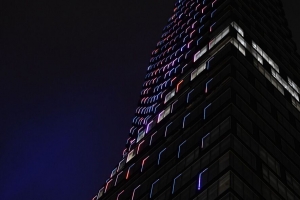 建筑 塔 建筑 深色 夜间 4k壁纸 3840x2160