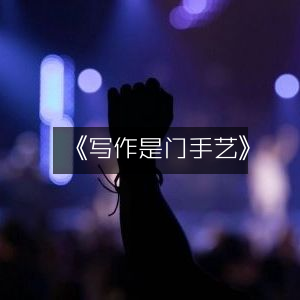 《写作，精湛的手艺之道》