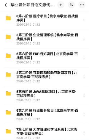 毕业设计项目，论文源码与视频教程全集，一站式资源汇总