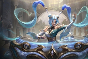 lol 英雄联盟 琴瑟仙女 玉剑传说 至臻 娑娜 5k游戏壁纸