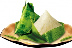 绿色高清粽子食物端午节日糯米