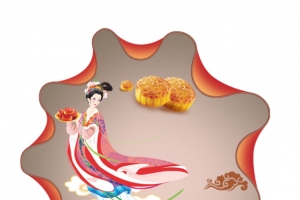 盘子中的中秋