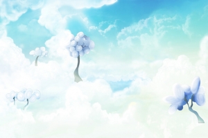 蓝色梦幻背景
