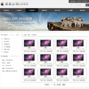 帝国CMS企业公司工作室整站源码 - 简洁大方自适应HTML5手机响应