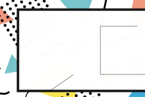 99焕新波普风几何拼接白色banner