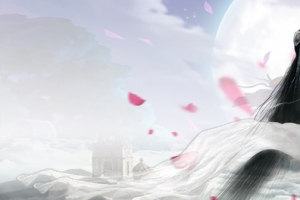武侠大气浪漫清新手绘banner
