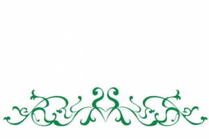 绿色传统花纹