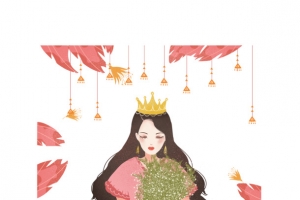 粉色清新女神节