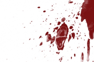 红色墨迹复古装饰