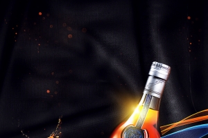 炫光洋酒海报背景素材