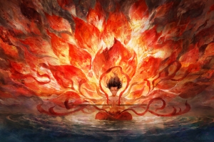 哪吒火莲花4k高清车机中控壁纸3840x2400 免费下载