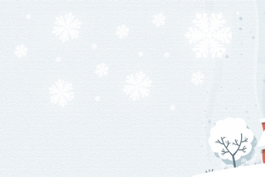 雪花文艺简约白色banner