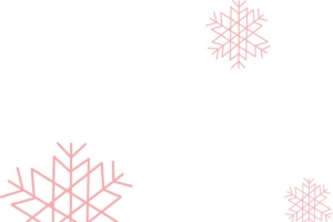 矢量雪花漂浮