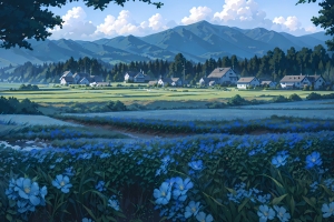 幽兰草甸 乡村风景美景 4k壁纸 3840x2160