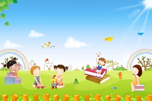 幼儿园海报背景素材大全