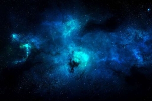 蓝色星空壁纸图片